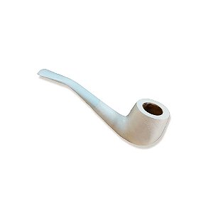 Cachimbo De Madeira Branco - Preto Velho Umbanda - Candomblé